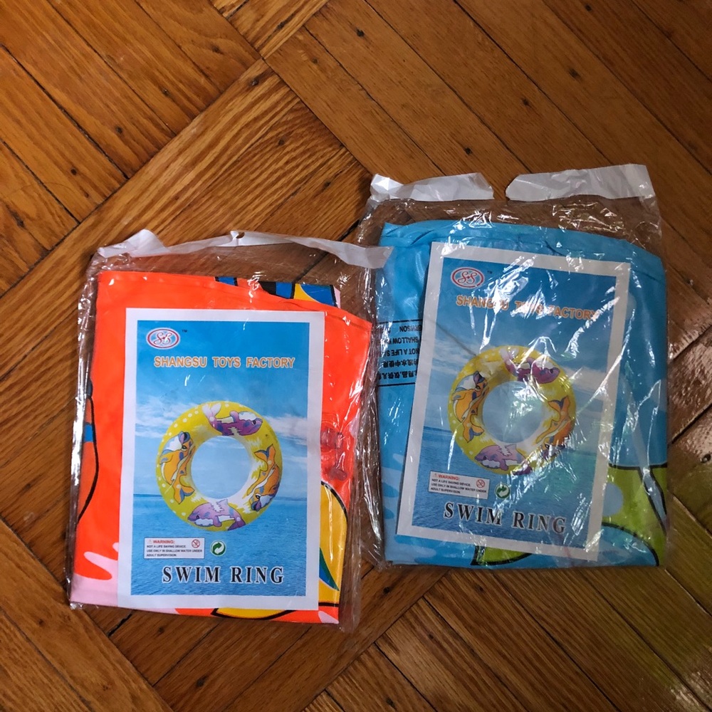 A set of Inflatable Swim Rings